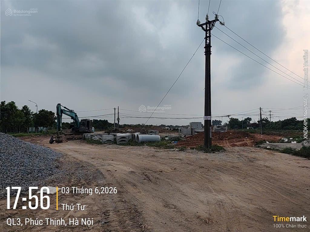 Nóng bỏng. cần bán gấp siêu phẩm 52m2 lương nỗ, phúc thịnh, cách đường vành đai 3 100m vin bắc hồng