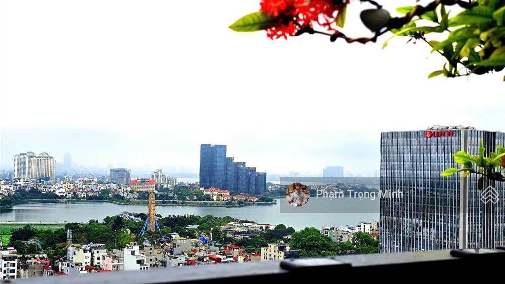 Hiếm! penhouse to nhất komso tây hồ, 415m2 view hồ tây, căn góc hướng đông nam, có sân vườn riêng