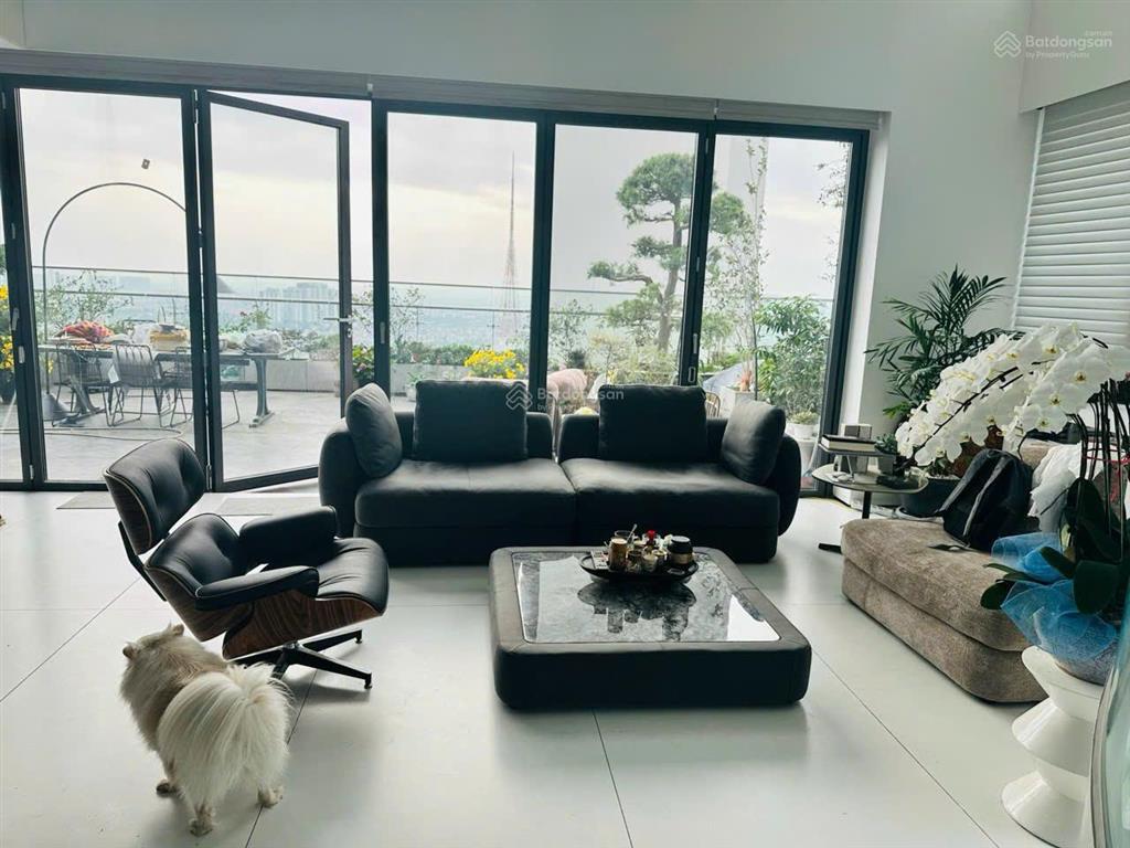 Hiếm! penhouse 2 tầng đẹp nhất han jardin ngoại giao đoàn, 365m² 5n5vs giá 63,9 tỷ | view hồ tây