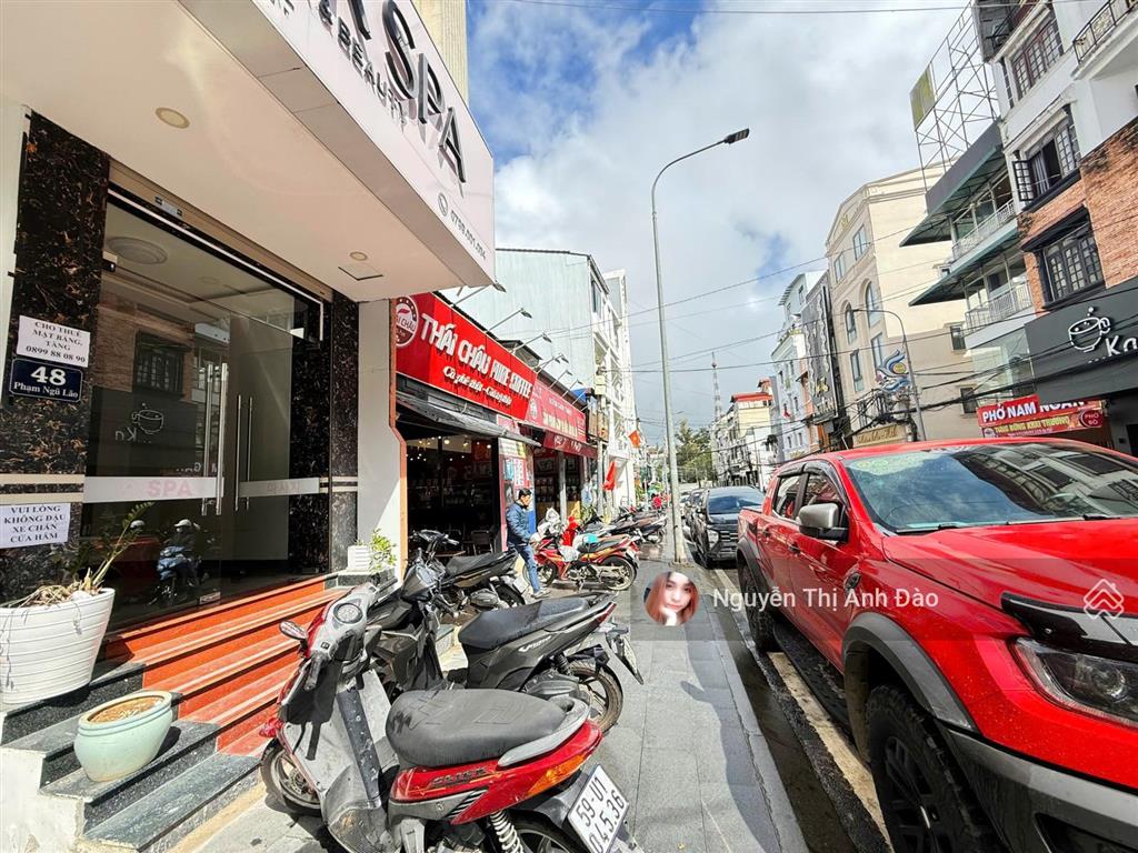 Cho thuê mặt bằng đường chính phạm ngũ lão đà lạt