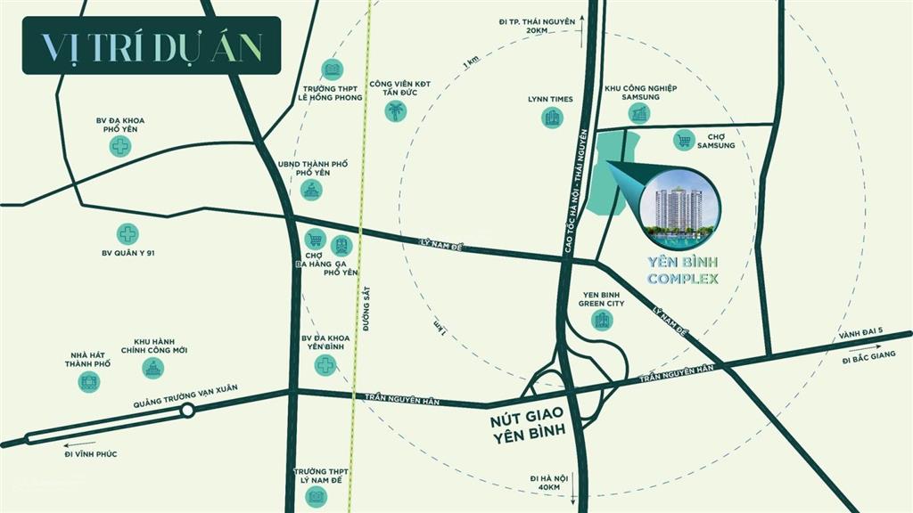 Chung cư yên bình complex giá đầu tư đợt đầu chỉ 1.3 tỷ căn 2pn