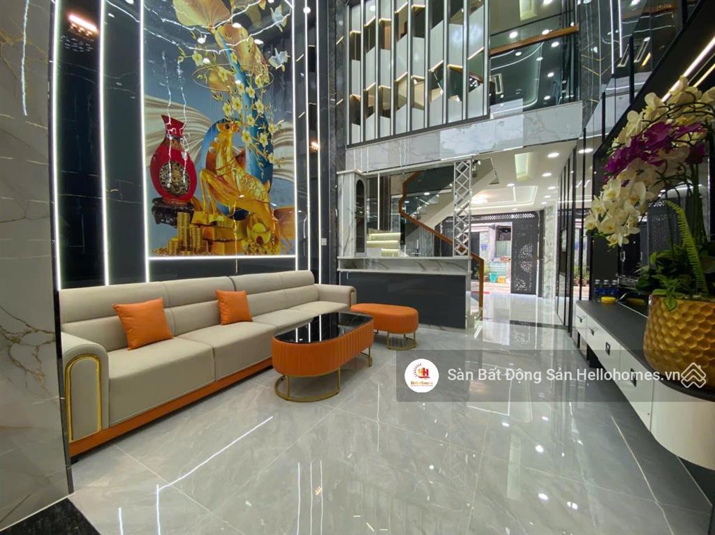 Bán nhà cao cấp khu dân cư an sương, quận 12, 4x13m, 5 tầng, full nội thất cao cấp, nhỉnh 8 tỷ