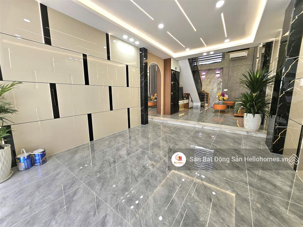 Nhà 5 tầng khu đồng bộ full nội thất  hẻm xe hơi tân thới nhất 05, quận 12, 4x13m, giá 7,3 tỷ