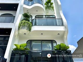 Nhà phố luxury nguyễn văn quá quận 12  5 tầng full nội thất  gara ô tô  chỉ 9.6 tỷ