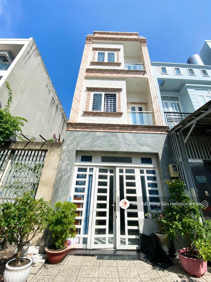 Nhà 03 tầng đông hưng thuận 05, quận 12  4x13m  hẻm ô tô  gần tân bình  giá 5,2 tỷ