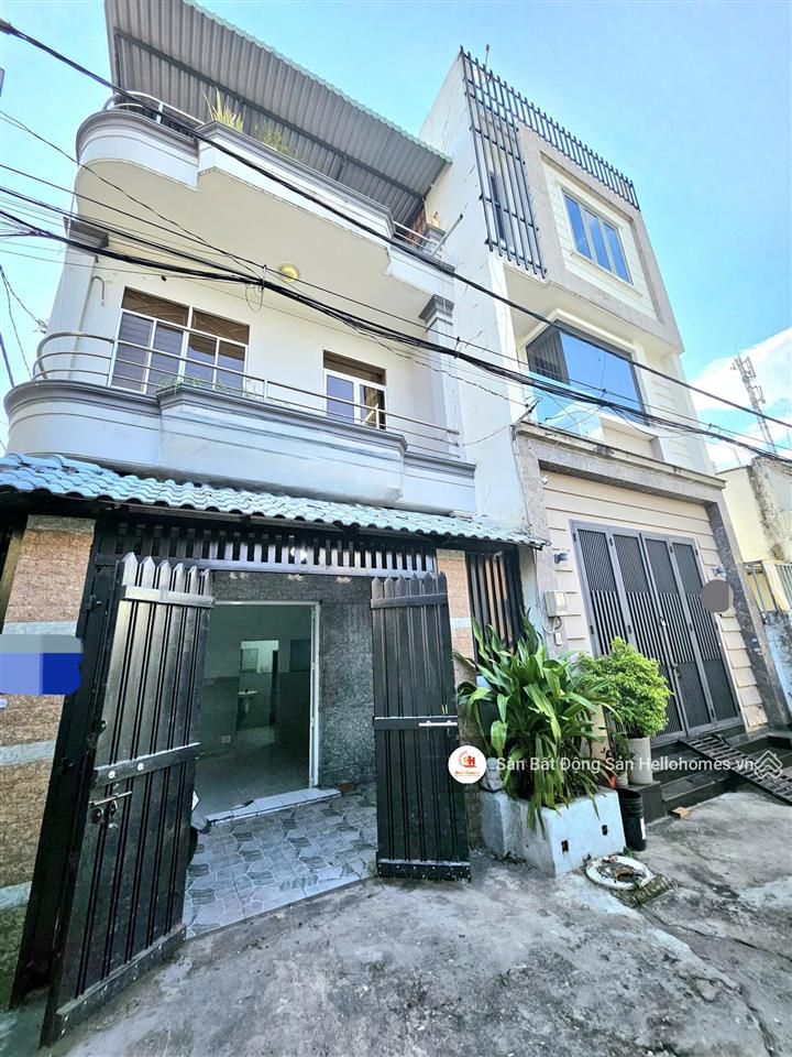 Căn góc 3 tầng  nguyễn văn quá, quận 12  hẻm ô tô  sổ riêng  chỉ 4,9 tỷ