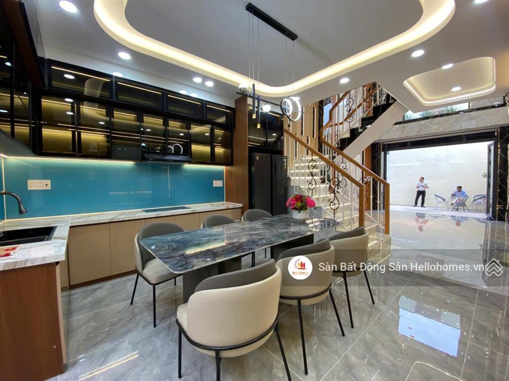 Nhà phố đúc 5 tầng full nội thất  hẻm 5m đường phan văn hớn  tân thới nhất  quận 12, giá 7,5 tỷ