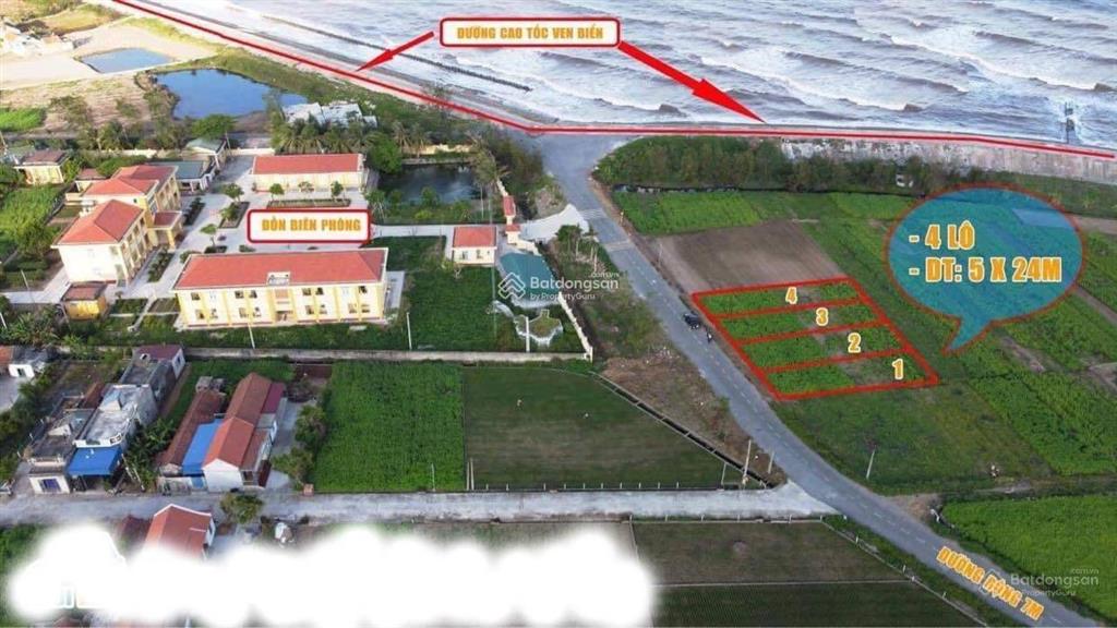 Đất mặt đường lớn, gần biển , đường chuẩn bị mở rộng