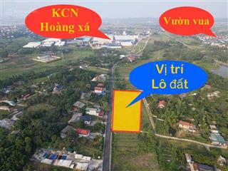 Bán lô đất đấu giá khu đa nghệ cạnh vườn vua và 2 cnn hoàng xá