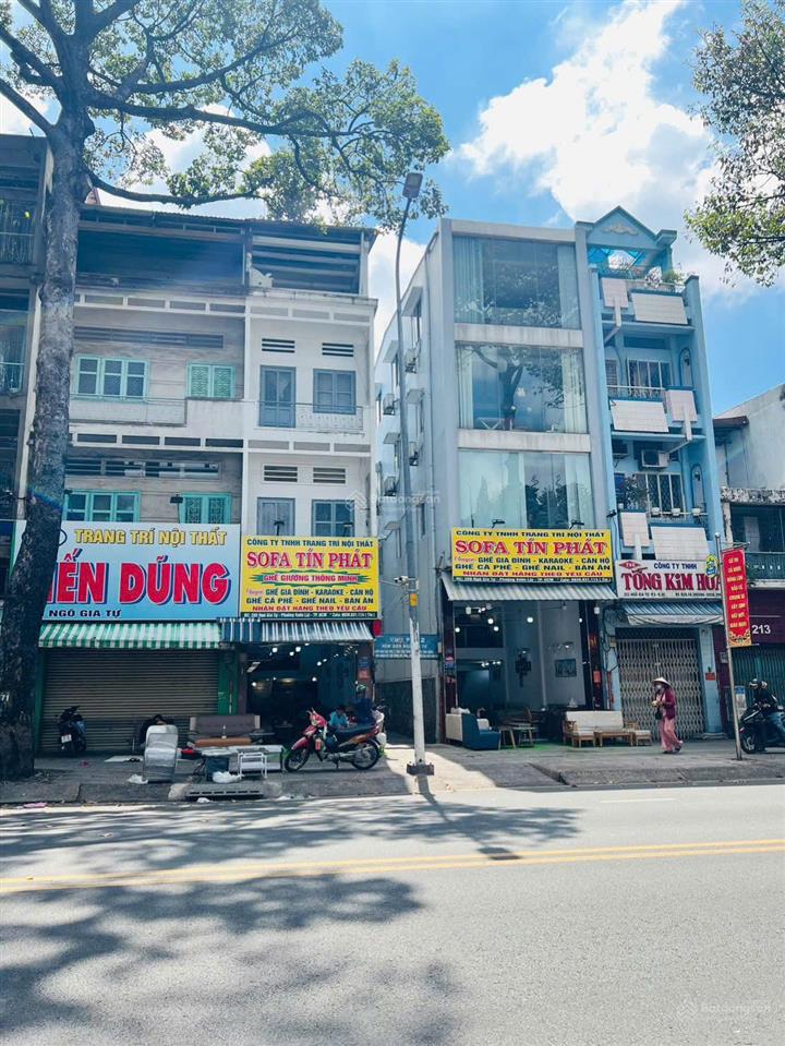 Bán nhà mặt tiền ngô gia tự quận 10 dt 3.5 x 18 nở hậu 4.3 76m2 6 tầng giá 29 tỷ tl