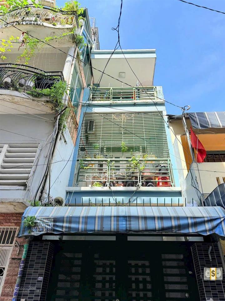 Bán nhà hẽm xe hơi hai bà trưng quận 3 dt 3 x 21 64m2 4 tầng giá bán 11 tỷ thương lượng