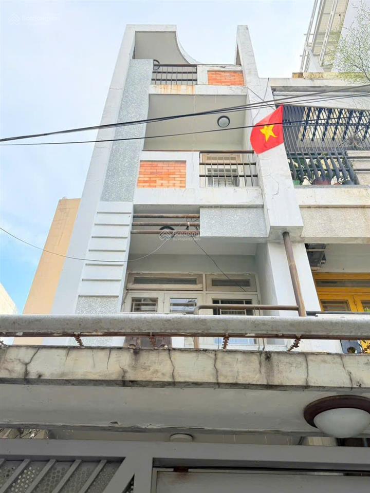 Hẻm 4m lý chính thắng p8 quận 3 diện tích 3m x 16.5m (61m2) 4 tầng giá 9.1 tỷ thương lượng