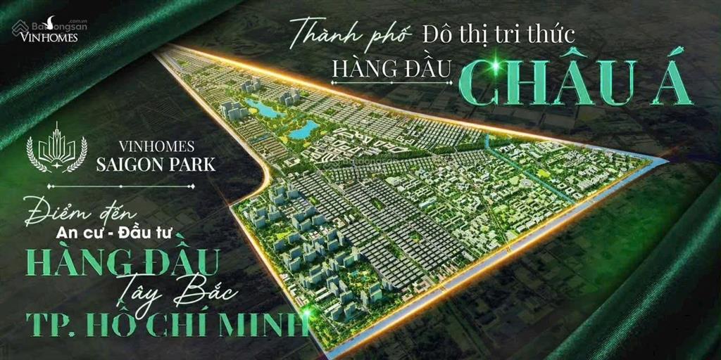 Nhà phố vinhomes hoc môn vinhomes sai gon park với nhiều chính sách ưu ãi đợt 1