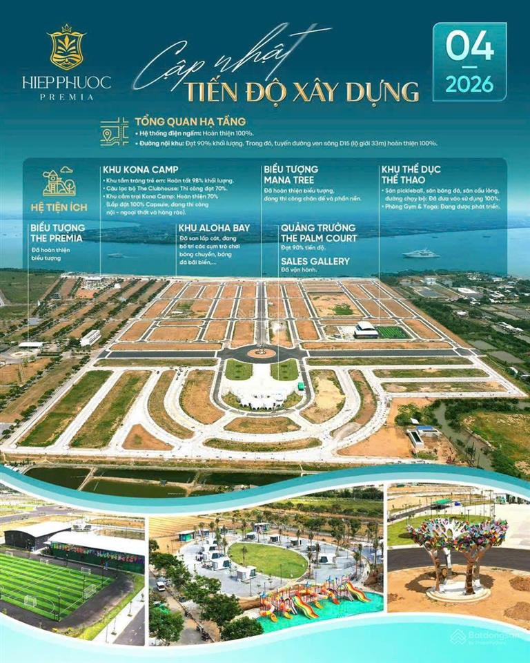 Hiệp phước premia đất nền ven sông 80ha liền kề nhà bè, q7 chỉ 1.7 tỷ/nền, sổ sẵn & tt dài 30th