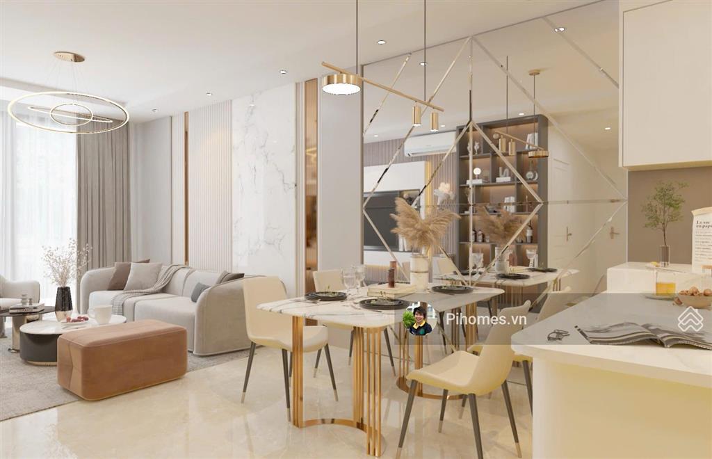 Pihomes độc quyền cho thuê căn hộ gold view 3 căn 2pn 2wc view sông đủ nội thất đẹp ở ngay được