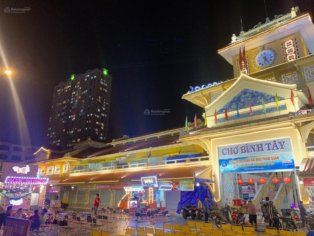 Lời 5 tỷ, mt hậu giang p6 gần chợ bình tây, dt 4x15 60m2, 4 tầng, 35 tỷ giảm còn 30 tỷ tl