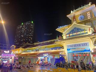 Lời 5 tỷ, mt hậu giang p6 gần chợ bình tây, dt 4x15 60m2, 4 tầng, 35 tỷ giảm còn 30 tỷ tl