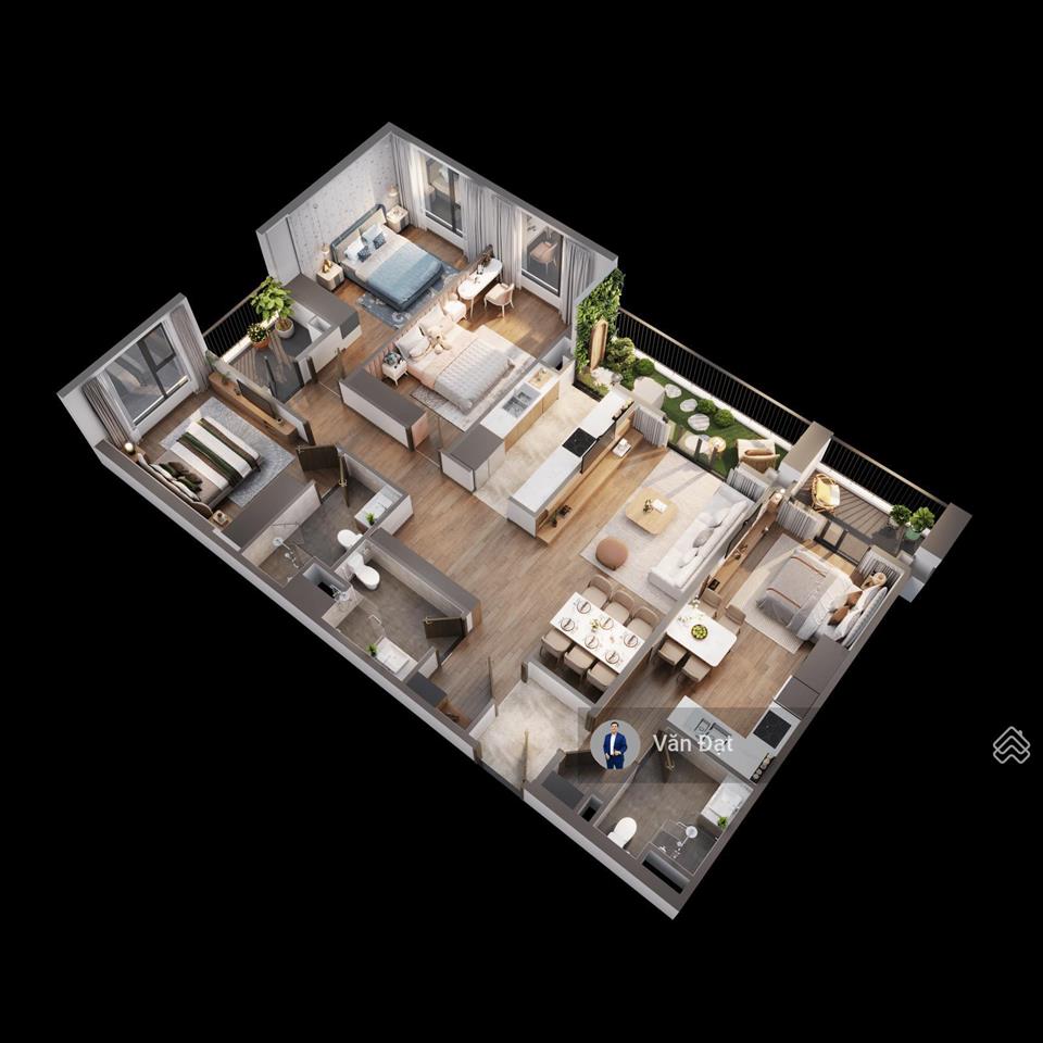 Bán nhanh căn hộ dualkey 136m2 thông thủy  là căn góc 2 mặt thoáng  chỉ hơn 8 tỷ  hỗ trợ vay nh