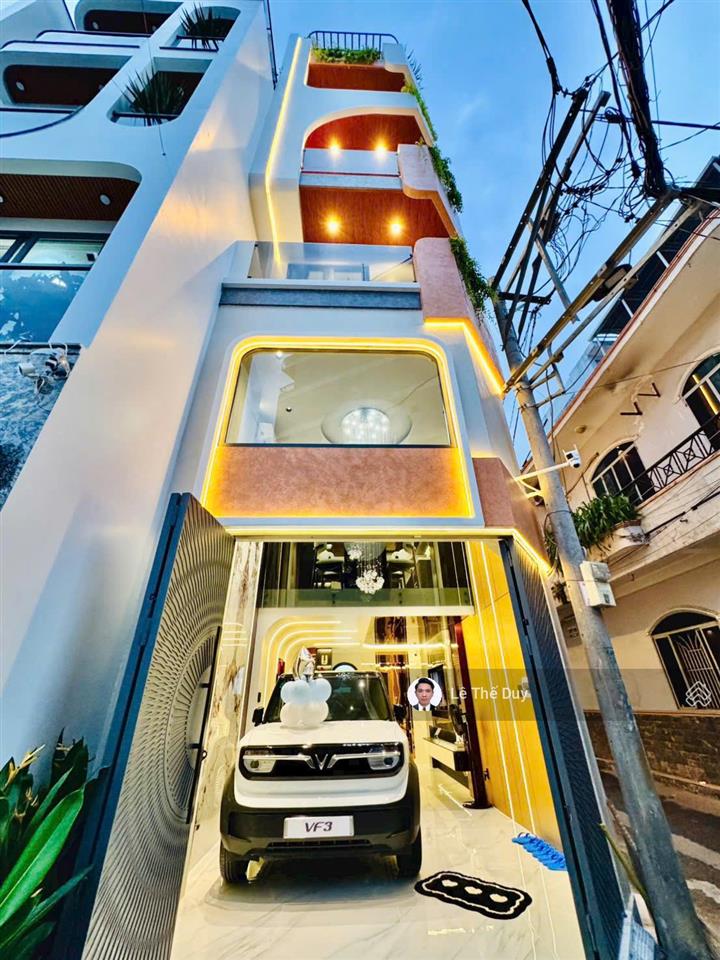 Tọa độ vàng nguyễn văn lượng p.17 nhà 6 tầng có thang máy & smarthome chỉ 9.x tỷ