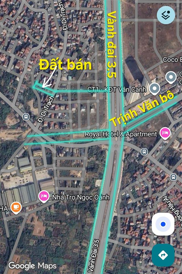 Hot đất đẹp vành đai 3.5 | di trạch hoài đức, 2 mặt tiền ô tô 7 chỗ vào 9.x tỷ