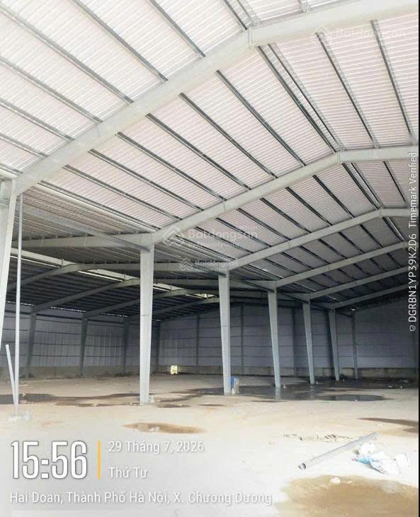 Cho thuê luôn kho 5500m2 có pccc, giá 100 nghìn/m2/th, hà nội
