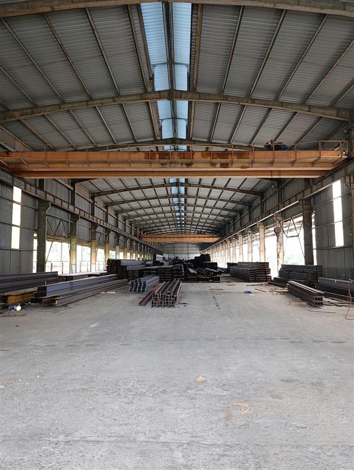 Cho thuê ngay kho, xưởng 3400 m2 cầu trục 15, 30 tấn, như quỳnh, văn lâm hưng yên chính chủ