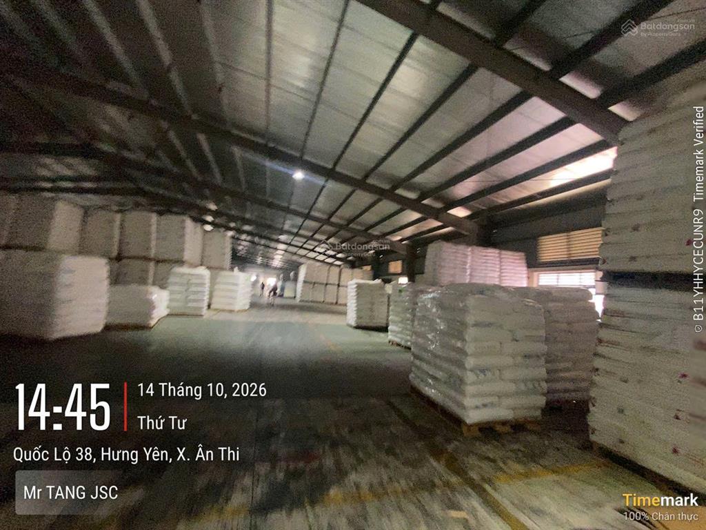 Bán gấp nhà máy may 18000 m2 giá 75 tỷ xã quang vinh, ân thi, hưng yên chính chủ