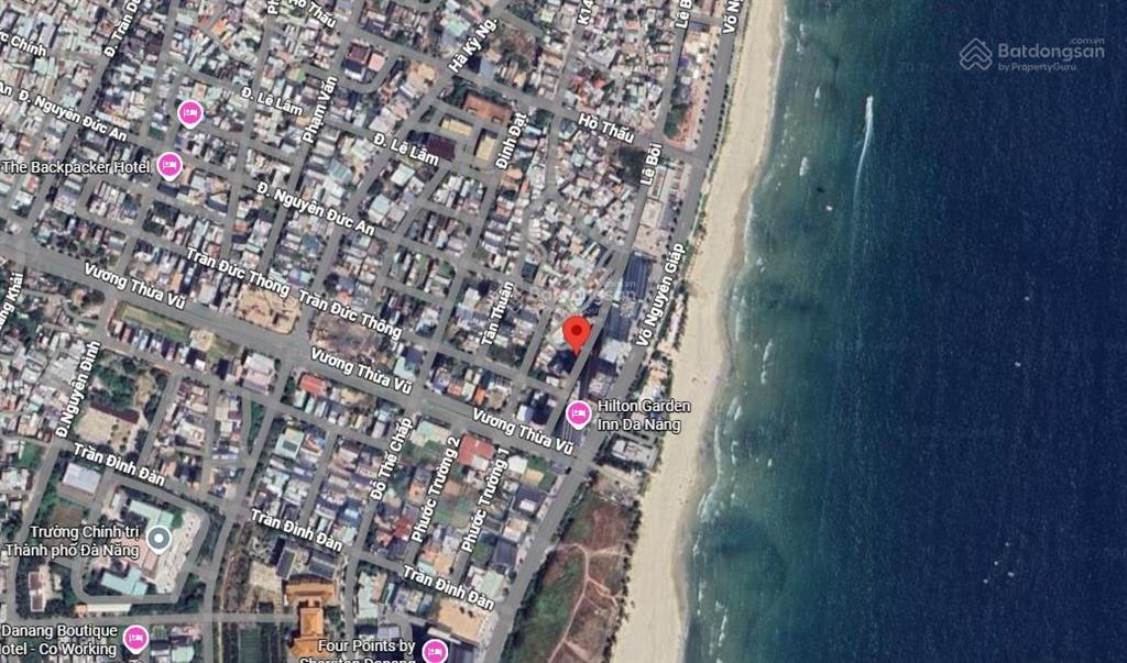167m² đất biển mân thái, song song võ nguyên giáp, cách biển 20m