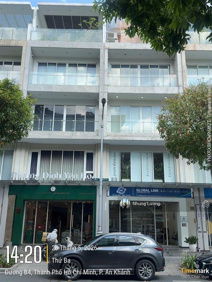 Cho thuê nhà mặt tiền sala trung tâm thủ thiêm, 5 tầng và 1 hầm, đầy đủ nội thất