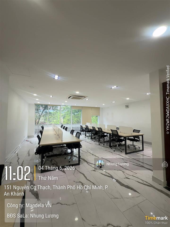 Cho thuê nhà mt nguyễn cơ thạch sala, 698m², 5 tầng, nội thất đầy đủ thang máy, máy lạnh
