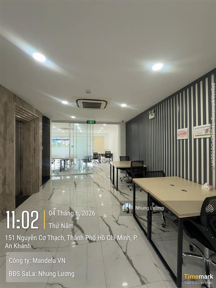 Cho thuê nhà mt nguyễn cơ thạch sala, 698m², 5 tầng, nội thất đầy đủ thang máy, máy lạnh