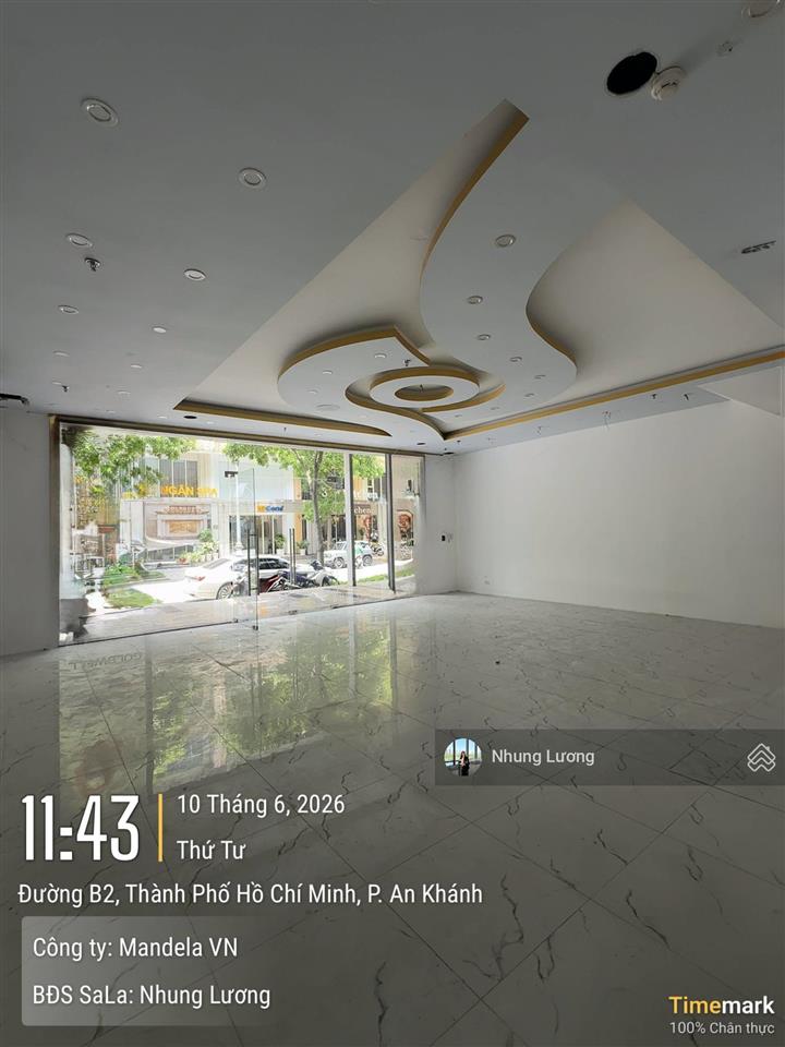 Cho thuê shophouse sala 240m2  3 tầng giá 90 tr, em cầm sẵn chìa khóa xem giờ nào cũng được