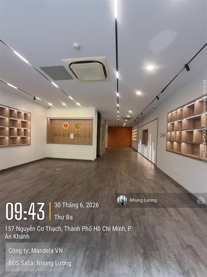 Cho thuê mặt bằng (shophouse) mt nguyễn cơ thạch, 698m2, nội thất đầy đủ