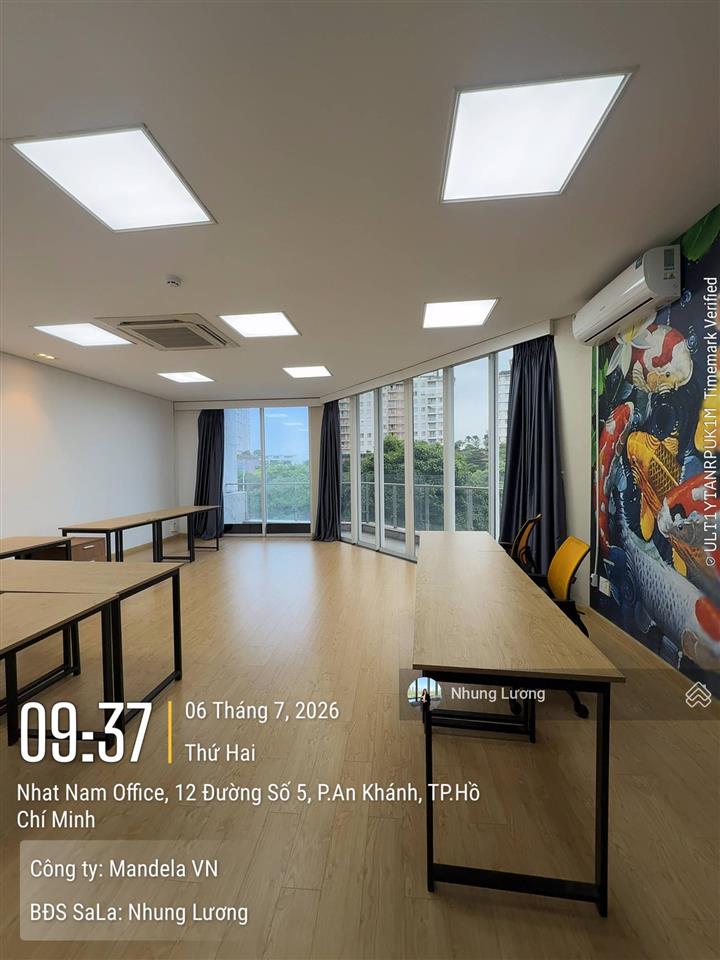 Văn phòng sala 130m²  45 triệu, căn góc,  xem 0931 490 ***