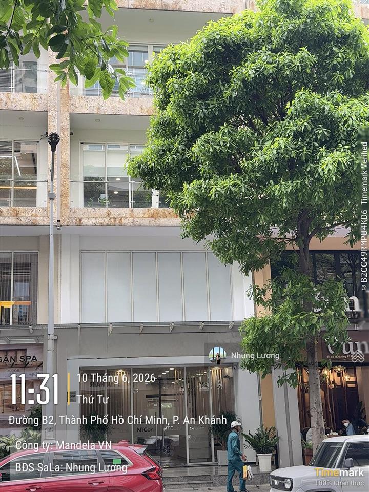 Cho thuê nhà phố sala 6m x 20m, 5 tầng, cho thuê 105 triệu/tháng, 5 tầng