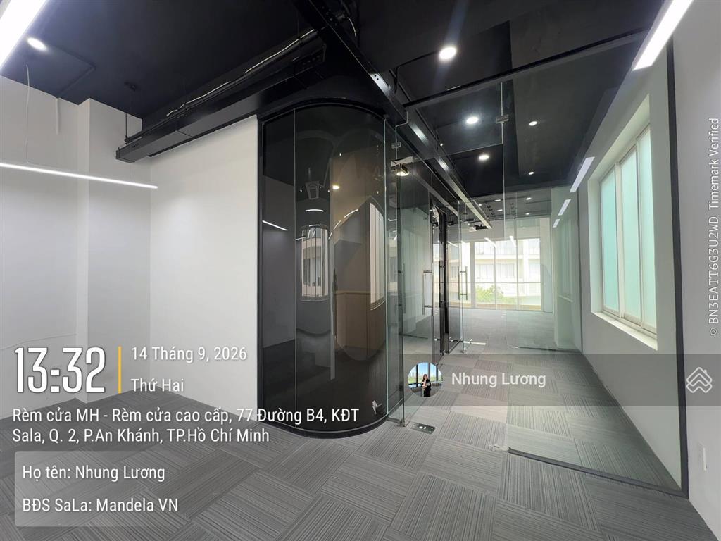 Cho thuê mặt bằng (shophouse) sala 5,7m x 20m dtsd gần 505m2, nội thất đầy đủ, thang máy, máy lạnh