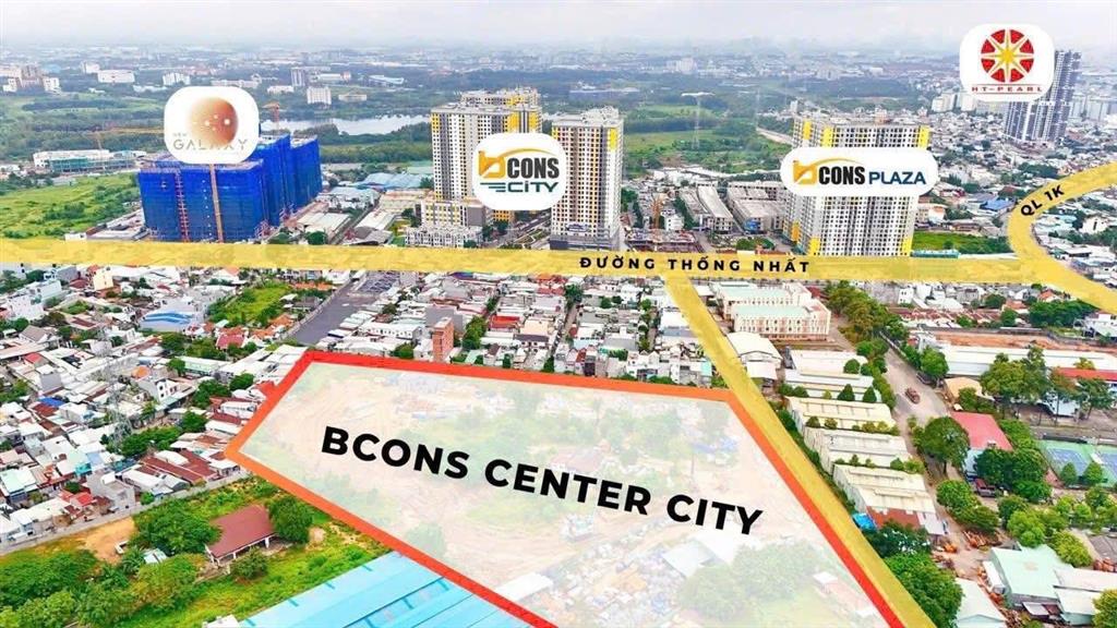 Bcons center city với 125tr 5% căn hộ liền kề metro và bx miền đông mới 2 phút, khu đô thị bcons