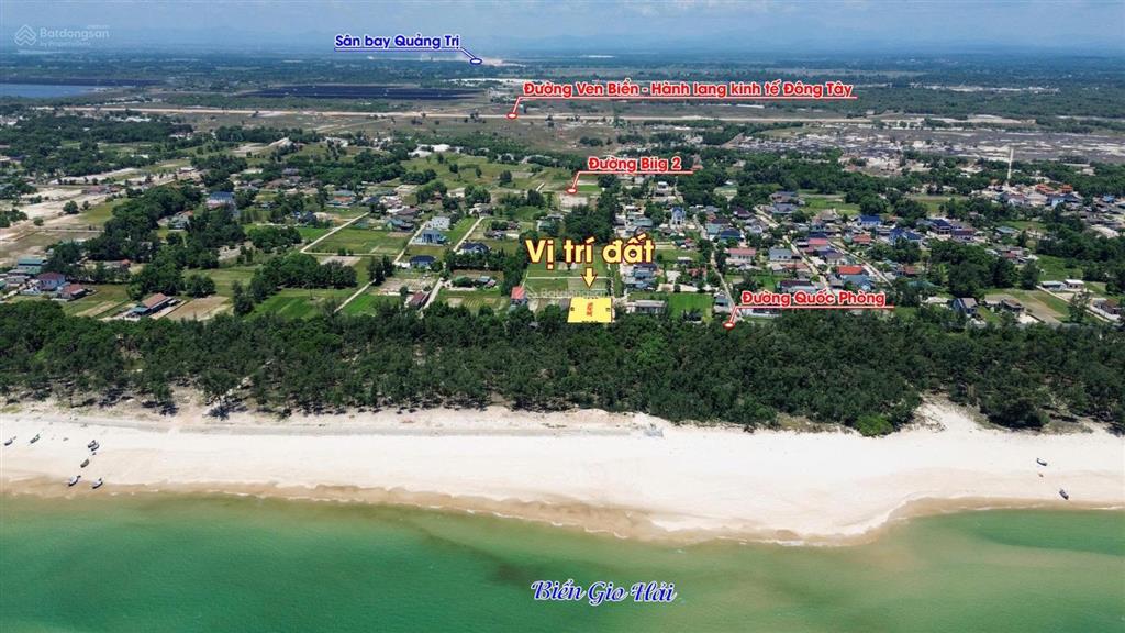 Hàng hiếm tại quốc phòng, bán đất 950m2, 9,6 tỷ, thị trấn cửa việt, huyện gio linh