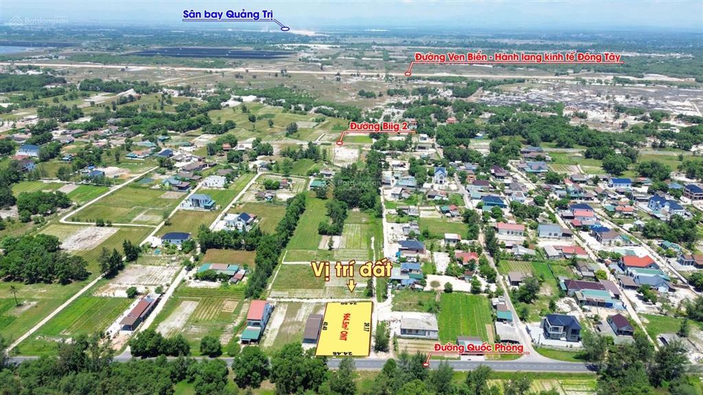 Hàng hiếm tại quốc phòng, bán đất 950m2, 9,6 tỷ, thị trấn cửa việt, huyện gio linh