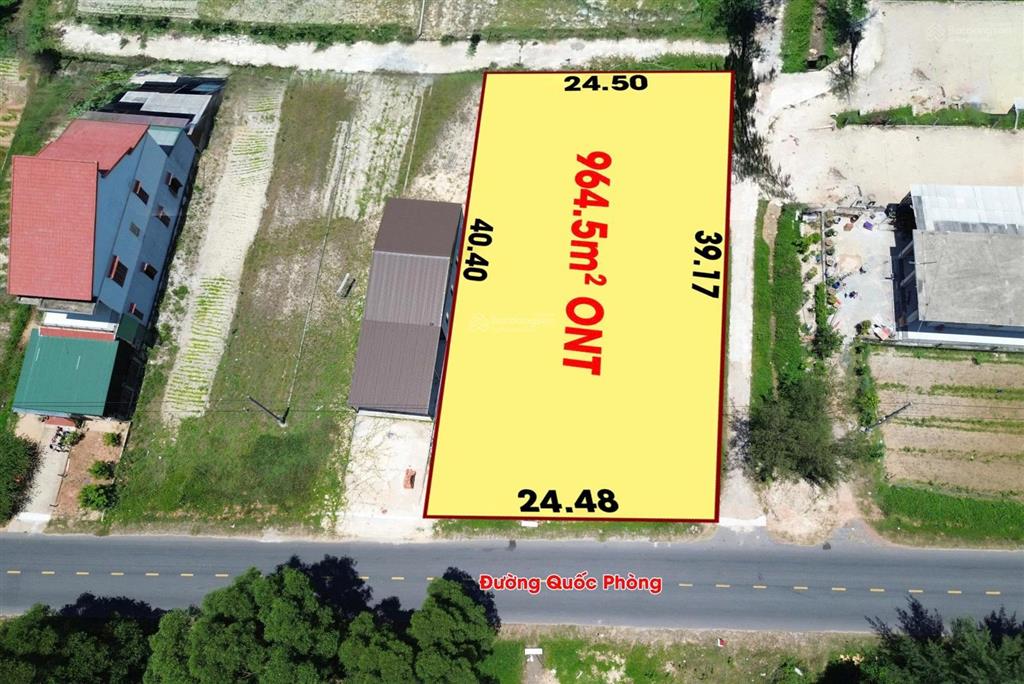 Hàng hiếm tại quốc phòng, bán đất 950m2, 9,6 tỷ, thị trấn cửa việt, huyện gio linh