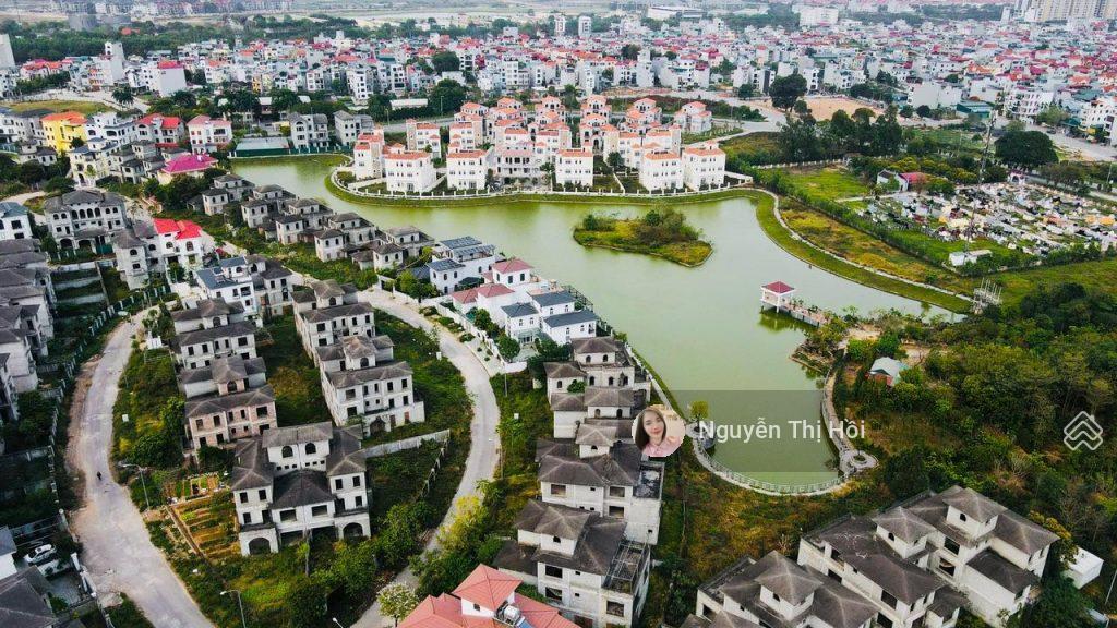 Biệt thự view hồ nam an khánh giá chỉ hơn 100tr/m2sổ đỏ