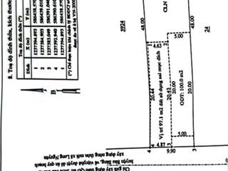 Có nhà cấp 4 sẵn khu dân cư long nguyên ngang 4,86m x 48m có 97m2 tc
