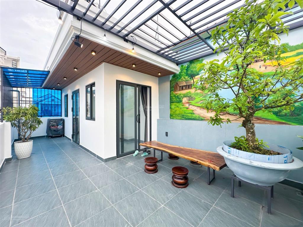 Smart home  phan huy ích  hẻm ô tô tránh  4 tầng
