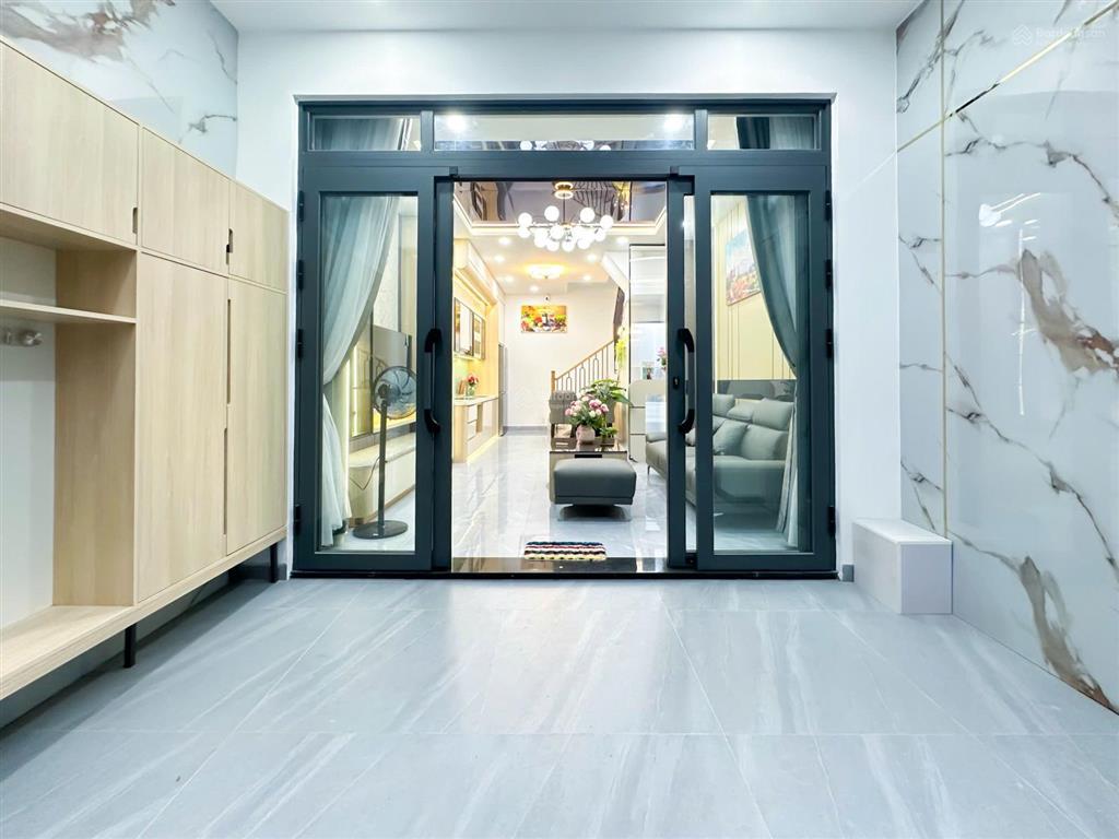 Smart home  phan huy ích  hẻm ô tô tránh  4 tầng