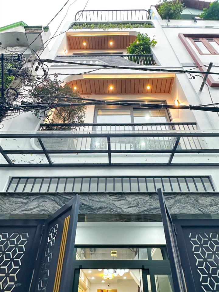 Smart home  phan huy ích  hẻm ô tô tránh  4 tầng