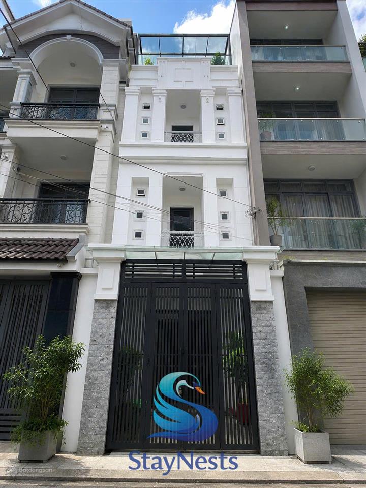 Nhà hẻm xe hơi, khu e town 2, 4 tầng thoáng mát
