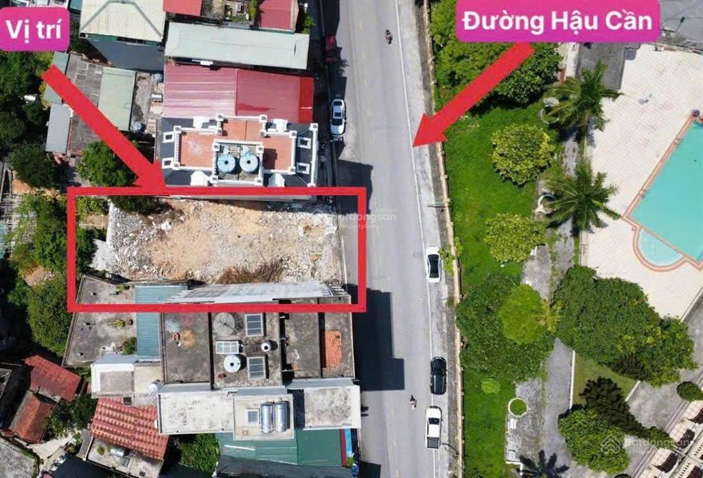 Bán gấp đất xây khách sạn mặt đường hậu cần, bãi cháy