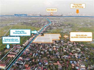 Tôi chính chủ bán lô 71, mặt đường 35m dự án đa phúc central park, dương kinh, ngay sát dự án fpt