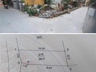 Hàng tuyệt chủng thổ cư lô góc 38m vân canh sơn đồng