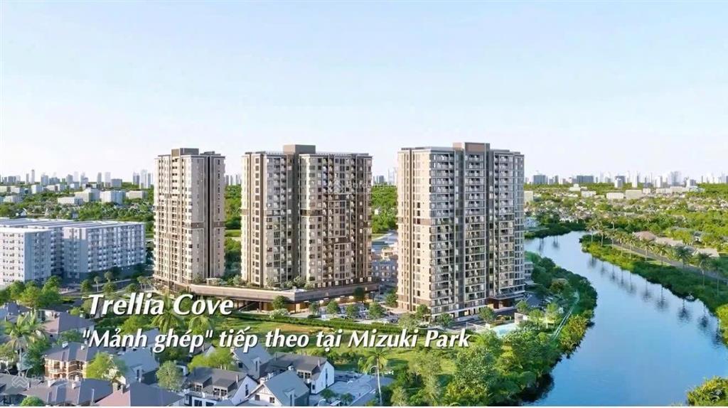 Bán nhanh giảm còn 6,22 tỷ căn góc 3pn + 2wc  2 ban công  trellia cove mizuki park